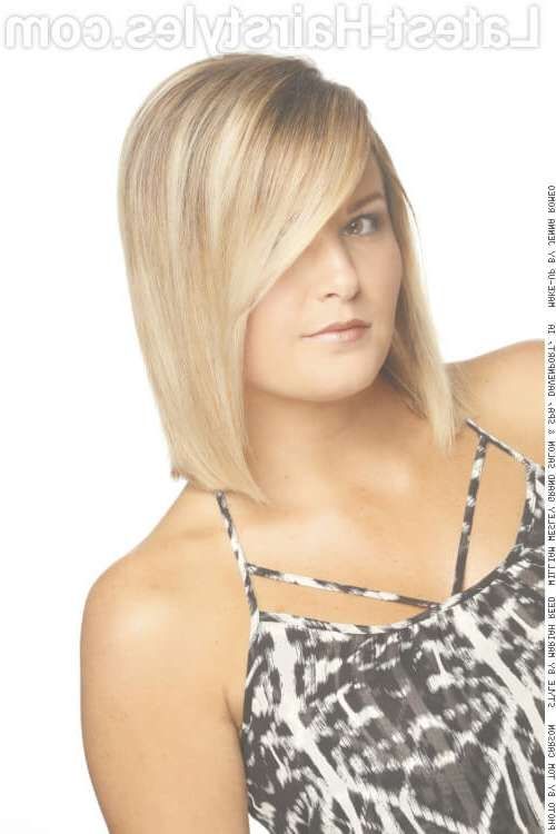 45 Super Cute Medium Haircuts And Hairstyles With Regard To Most Current Funky Medium Haircuts For Round Faces (Photo 15 of 25)