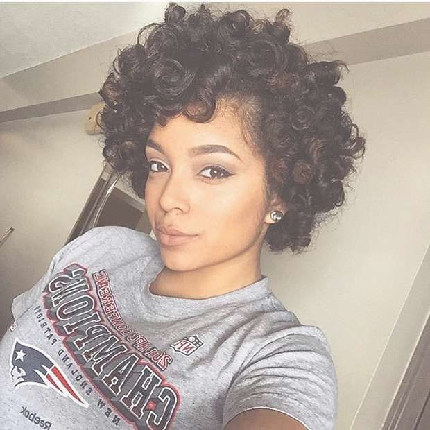 50 Short Hairstyles For Black Women | Stayglam Throughout Best And Newest Medium Haircuts For Black Women With Thick Hair (Photo 16 of 25)