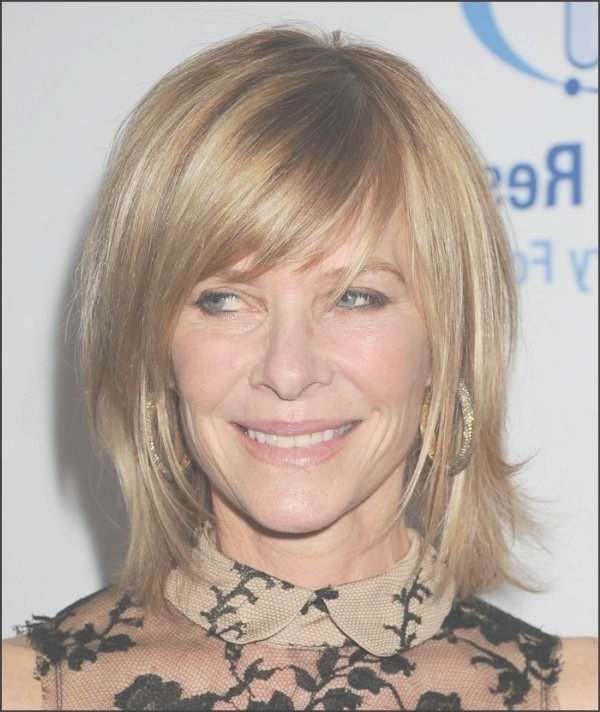 54 Short Hairstyles For Women Over 50. Best & Easy Haircuts Throughout Current Medium Hairstyles For Women With Bangs (Photo 20 of 25)