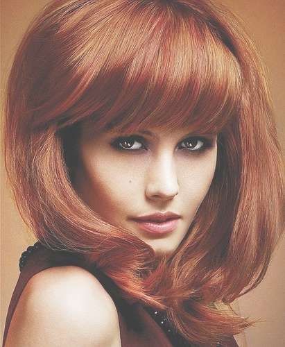 70 Artistic Medium Length Layered Hairstyles To Try Within Best And Newest Red Medium Hairstyles (Photo 22 of 25)