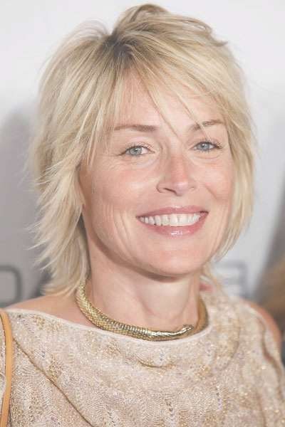 81 Best I've Been Told Images On Pinterest | Faces, Rocks And With Regard To Best And Newest Sharon Stone Medium Haircuts (View 22 of 25)