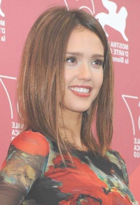9 Best Long Bob Haircuts Images On Pinterest | Hairstyle, Fashion Throughout Jessica Alba Long Bob Haircuts (View 13 of 25)
