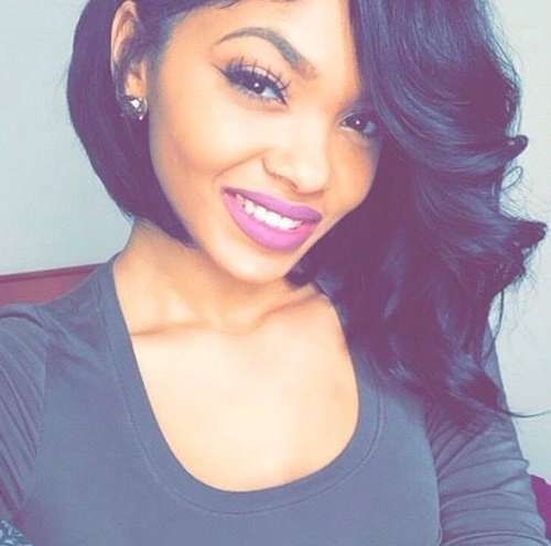 Best 25+ Black Bob Hairstyles Ideas On Pinterest | Straight Black Intended For Black Bob Haircuts (Photo 9 of 25)