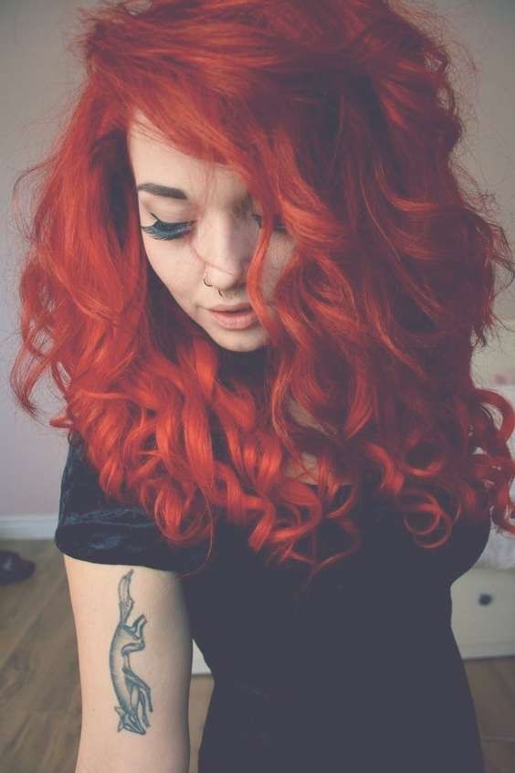 Best 25+ Bright Red Hair Ideas On Pinterest | Bright Red In 2018 Fire Red Medium Hairstyles (Photo 5 of 15)