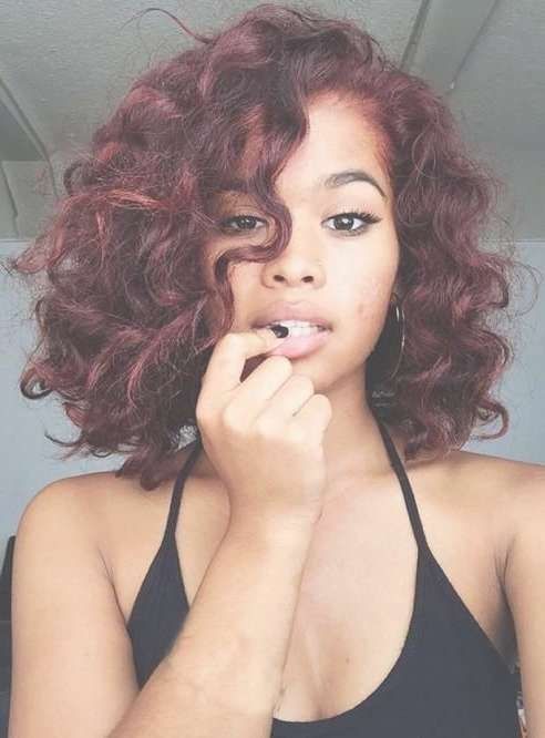Best 25+ Curly Bob Sew In Ideas On Pinterest | Curly Bob Weave For Latest Cute Medium Hairstyles For Black Women (Photo 15 of 25)