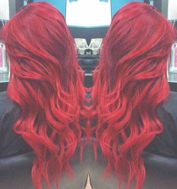 Best 25+ Fire Red Hair Ideas On Pinterest | Fire Hair, Which Red Intended For Most Recent Fire Red Medium Hairstyles (Photo 3 of 15)