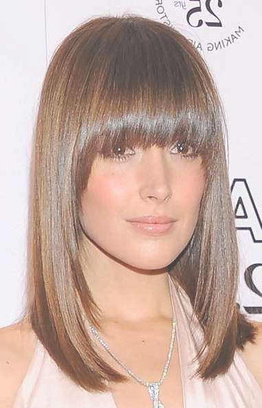 Best 25+ Long Bob With Fringe Ideas On Pinterest | Long Bob Fringe In Recent Medium Hairstyles With Long Fringe (View 11 of 25)