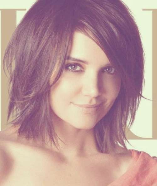 Featured Photo of 25 Best Edgy Medium Haircuts for Round Faces