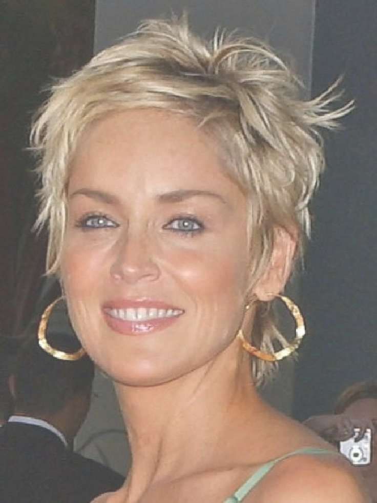 Best 25+ Sharon Stone Hair Ideas On Pinterest | Sharon Stone Short In Best And Newest Sharon Stone Medium Haircuts (View 12 of 25)