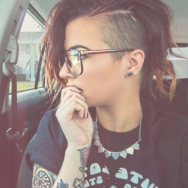 Best 25+ Shaved Side Hairstyles Ideas On Pinterest | Side Undercut With Most Popular Medium Hairstyles With Both Sides Shaved (Photo 4 of 15)