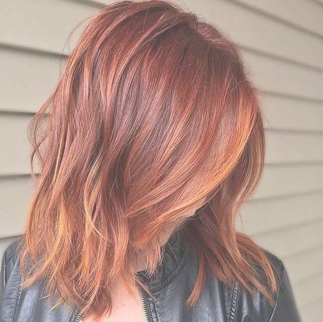 Best 25+ Short Copper Hair Ideas On Pinterest | Balayage Hair With Regard To Most Popular Red Hair Medium Haircuts (View 14 of 25)