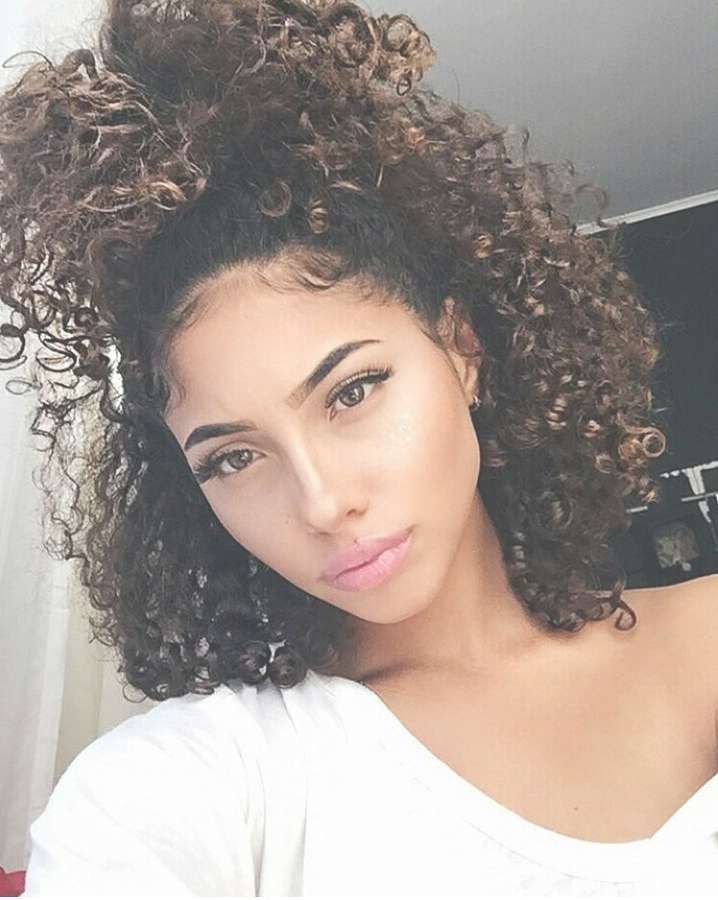 Best 25+ Short Natural Curly Hairstyles Ideas On Pinterest With Regard To Recent Medium Haircuts For Naturally Curly Black Hair (View 22 of 25)