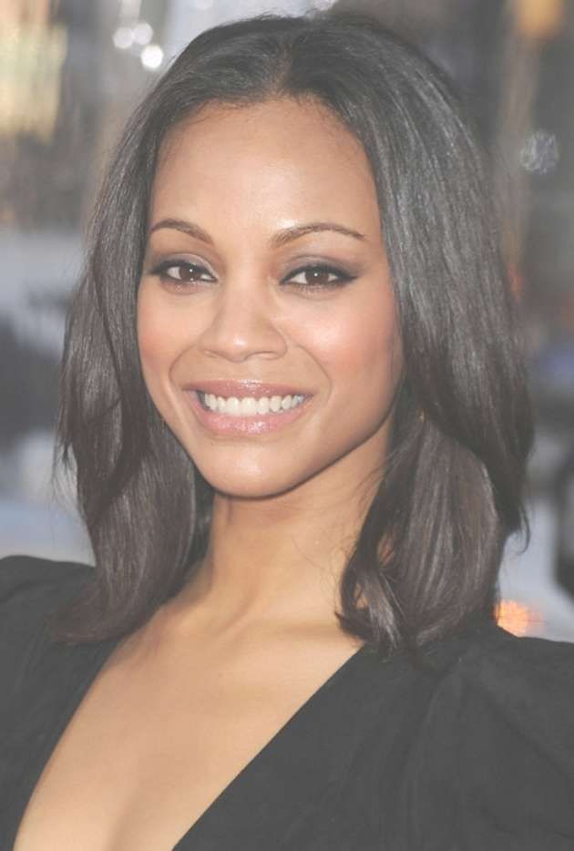 Black Haircuts Medium Length For Most Recent Medium Hairstyles For Black Hair (Photo 12 of 25)