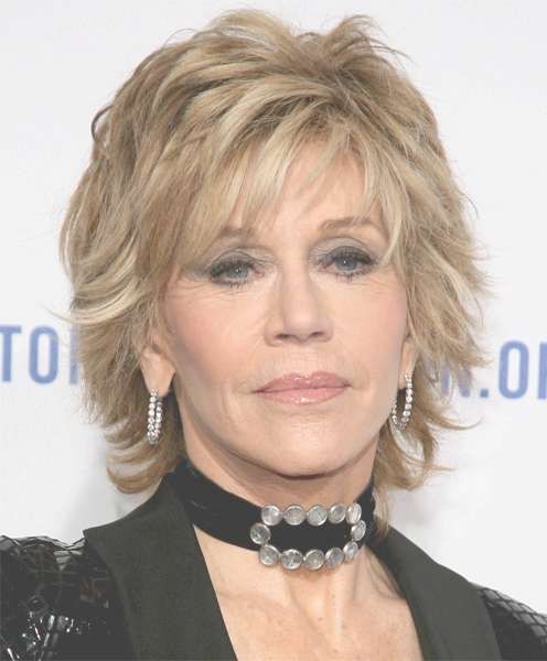 Choppy Look For Mature Fashionistas! Jane Fonda Haircut Pertaining To Most Current Choppy Medium Hairstyles For Older Women (View 1 of 15)
