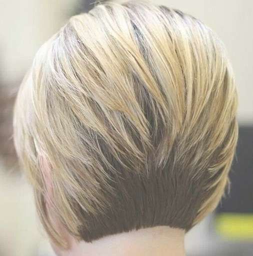 Classic Short Bob Haircut Back View | Hairstyles | Hair Photo Inside Bob Haircuts Shaved In Back (View 8 of 25)