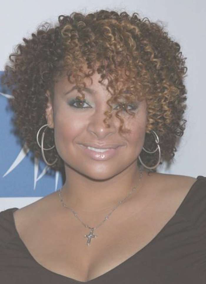 Curly Hairstyles For Medium African American Hair Eccentric Curly Pertaining To Most Current African American Medium Haircuts For Round Faces (Photo 3 of 25)