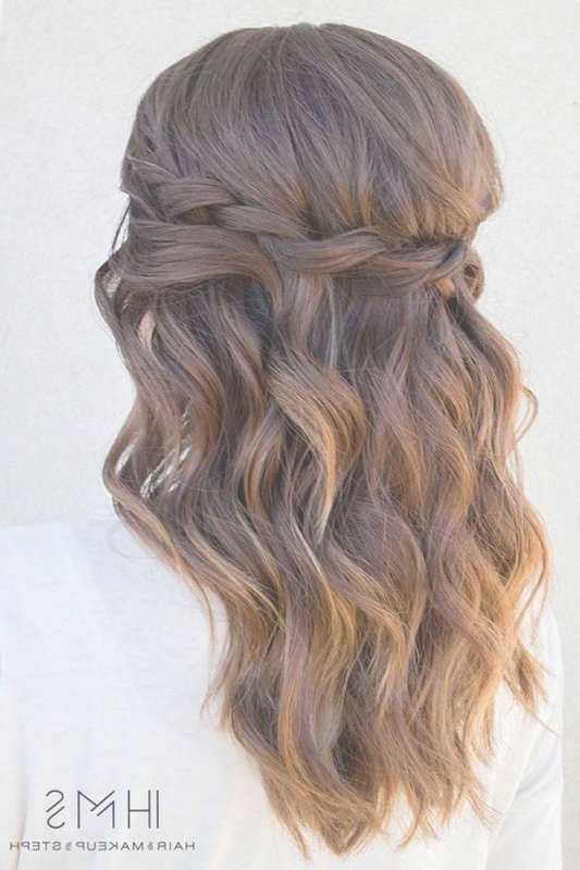 Curly Hairstyles For Prom Medium Length Hair – Cute Prom Within Best And Newest Cute Medium Hairstyles For Prom (Photo 22 of 25)