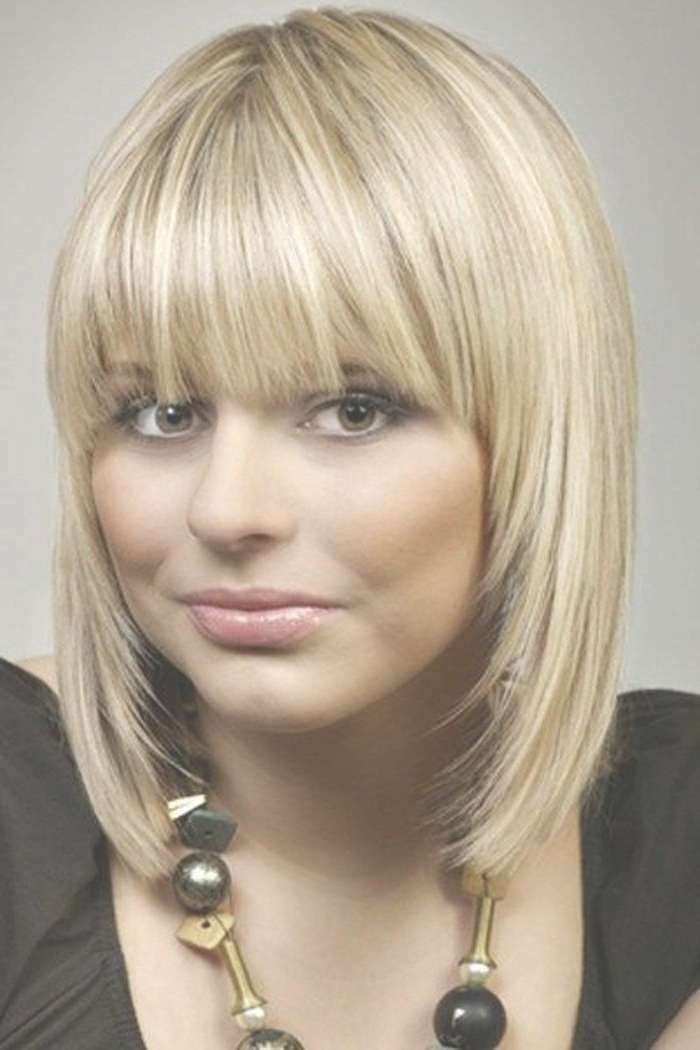 Cute Hairstyles For Medium Short Hair With Side Bangs Photos With Regard To Newest Medium Hairstyles For Women With Bangs (View 15 of 25)