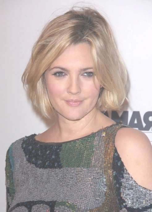 Drew Barrymore Short Hairstyle: Sexy Bob Haircut For Women In 2018 Drew Barrymore Medium Hairstyles (Photo 7 of 15)