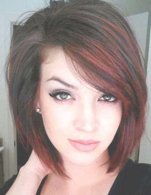 Hair Color Ideas For Medium Length Hair Inside Most Up To Date Medium Hairstyles With Red Highlights (Photo 3 of 15)