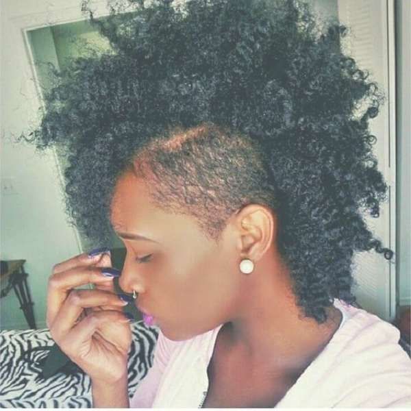 Hairstyle For Medium Natural Hair For Most Recent Medium Haircuts For Black Women With Natural Hair (View 12 of 25)