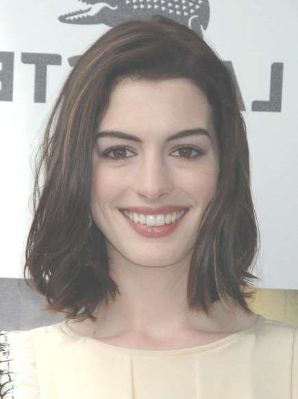 Hairstyle Gallery: Medium Hair | More For Recent Anne Hathaway Medium Hairstyles (Photo 7 of 16)