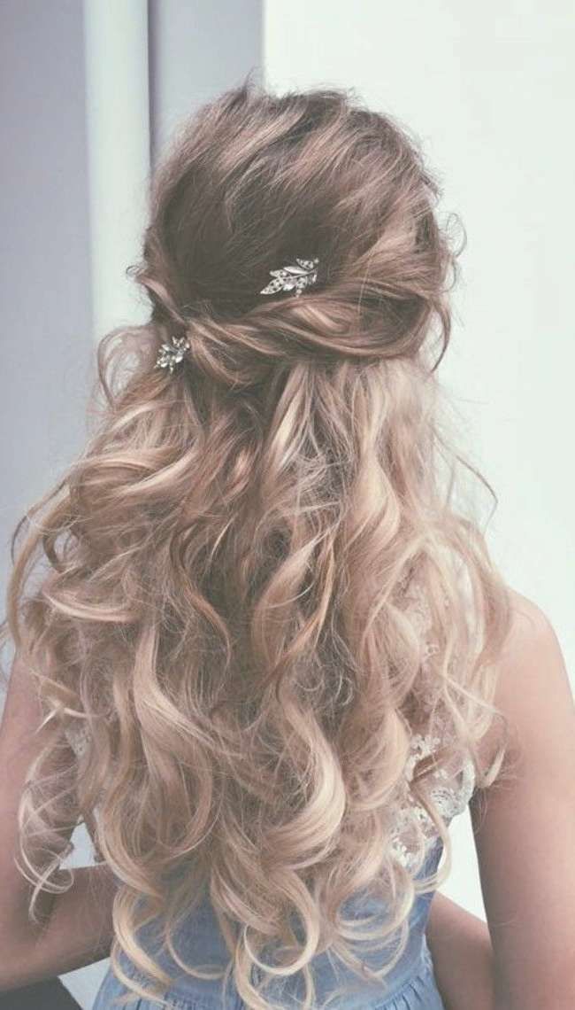 Hairstyles For Long Hair Prom Best 25 Curly Prom Hair Ideas On Pertaining To Most Current Curly Medium Hairstyles For Prom (View 11 of 25)