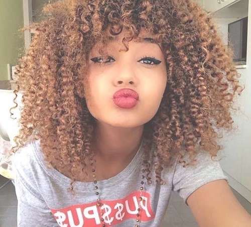 Hairstyles For Natural Curly Hair 2016 Hairstyle Ideas In 2017 Intended For Best And Newest Medium Haircuts For Naturally Curly Hair (View 14 of 25)
