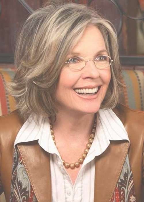 Hairstyles For Women Above 50 With Fine Hair And Glasses Intended For Best And Newest Medium Haircuts For People With Glasses (View 20 of 25)
