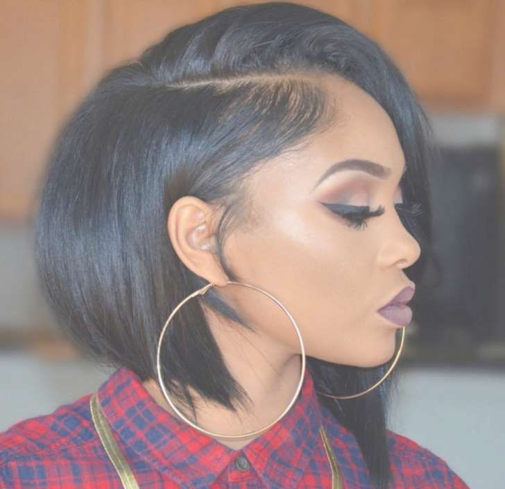 Hairstyles ~ Weave Bob Hairstyles Women Medium Haircut Black Girls With Regard To Newest Medium Haircuts For Black Woman (View 14 of 25)