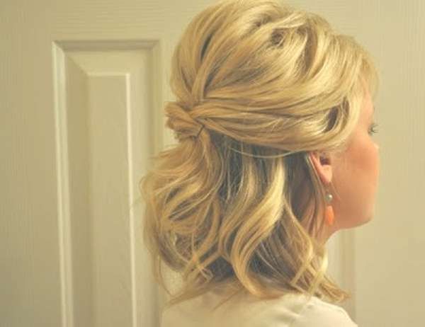 Half Full Updo | Medium Hair Styles Ideas – 28458 With Most Up To Date Half Up Half Down Medium Hairstyles (Photo 12 of 15)