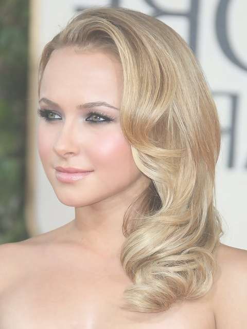 Hayden Panettiere Medium Length Hairstyle: Side Sweep – Pretty Designs Within Most Up To Date Side Swept Medium Hairstyles (Photo 1 of 15)