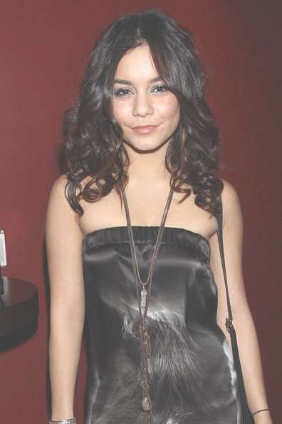 Hudgens Medium Curly Hairstyle Pertaining To Current Vanessa Hudgens Medium Hairstyles (View 25 of 25)