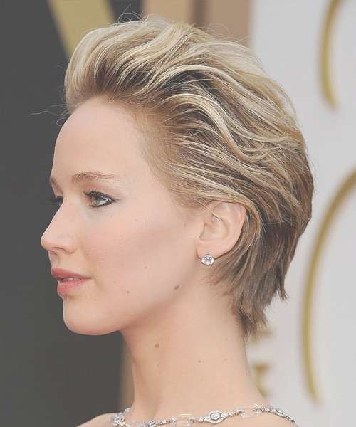 Jennifer Lawrence Hairstyles In 2018 With Most Recent Jennifer Lawrence Medium Haircuts (View 25 of 25)