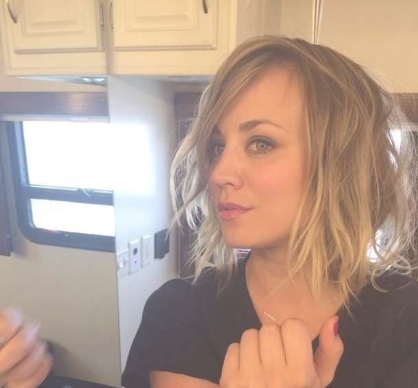 Kaley Cuoco Hairstyles – Hair World Magazine For Newest Kaley Cuoco Medium Hairstyles (View 8 of 15)
