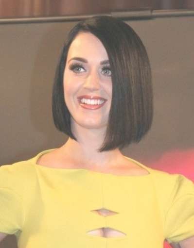 Katy Perry Short Straight Bob Hairstyle – Popular Haircuts Within Latest Katy Perry Medium Hairstyles (View 17 of 25)