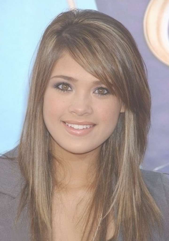 Long Side Bangs Hairstyles Long Length Hair With Layers And Side With Most Recent Medium Hairstyles With Long Side Bangs (View 4 of 25)
