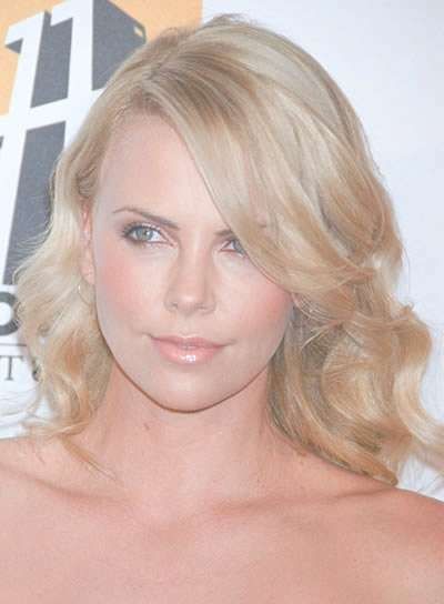 Medium, Blonde Hairstyles With Bangs – Beauty Riot Within Best And Newest Charlize Theron Medium Haircuts (View 11 of 15)