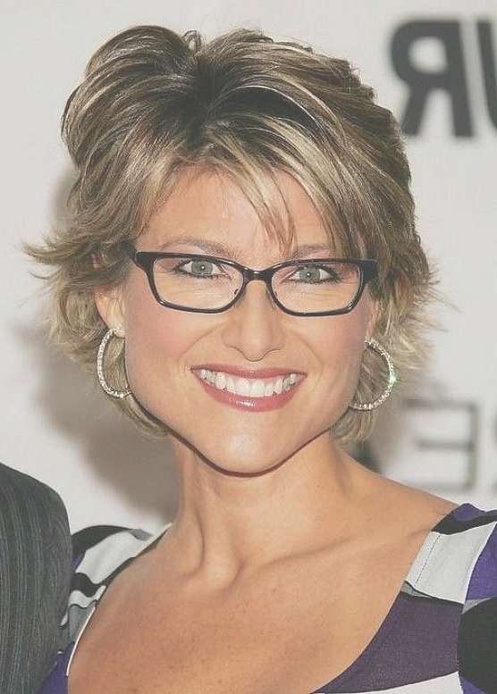 Medium Length Hairstyles For 60 Year Old Woman With Glasses For Recent Medium Hairstyles For Women With Glasses (View 13 of 15)