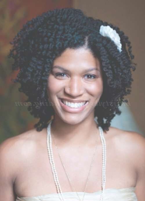 Medium Length Wedding Hairstyles For Natural Curly Hair – Natural In Most Current Medium Haircuts For Naturally Curly Black Hair (View 7 of 25)