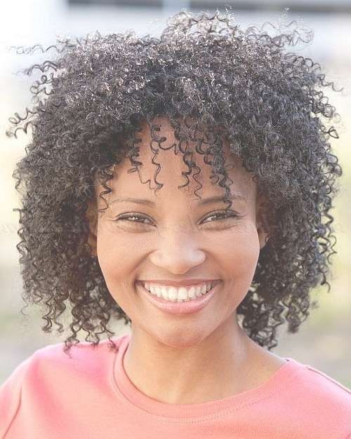 Medium Natural Curly – Medium Length Natural Curly Hairstyle Regarding Most Popular Afro Medium Haircuts (Photo 18 of 25)