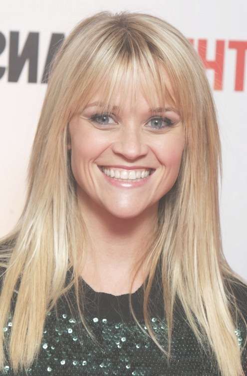 Reese Witherspoon Long Hairstyle: Wispy Bangs – Pretty Designs Throughout Most Recent Medium Hairstyles With Wispy Bangs (Photo 10 of 15)