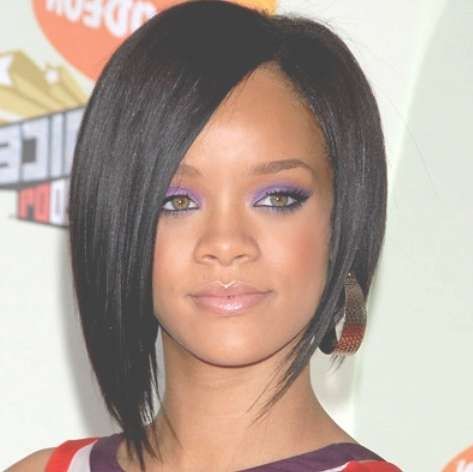 Rihanna Asymetrical Bob Haircut – Hairstyles Weekly Regarding Rihanna Bob Haircuts (View 16 of 25)