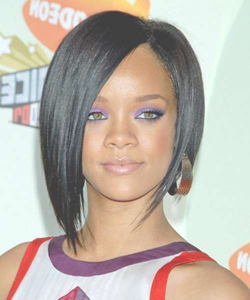 Rihanna Hairstyles For 2018 | Celebrity Hairstyles With Regard To Rihanna Bob Haircuts (View 8 of 25)