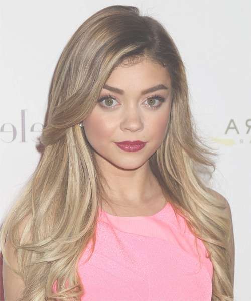 Sarah Hyland Hairstyles For 2018 | Celebrity Hairstyles Intended For Current Medium Hairstyles Heart Shaped Face (View 16 of 25)