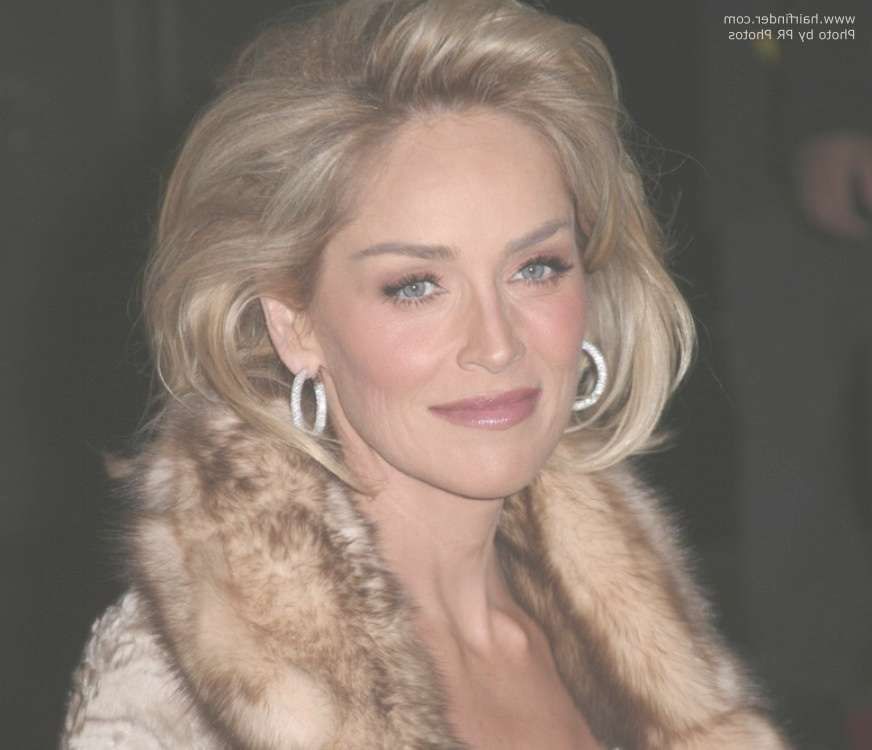 Sharon Stone | Hairstyle For Those Who Are Growing Their Hair Out Inside Most Recent Sharon Stone Medium Haircuts (View 21 of 25)