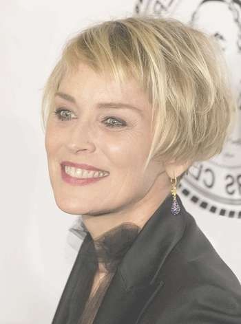 Sharon Stone Hairstyles – 23 “A” List Looks! | Sophisticated Intended For Latest Sharon Stone Medium Haircuts (View 20 of 25)