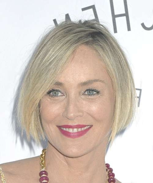 Sharon Stone Hairstyles In 2018 In Recent Sharon Stone Medium Haircuts (View 2 of 25)