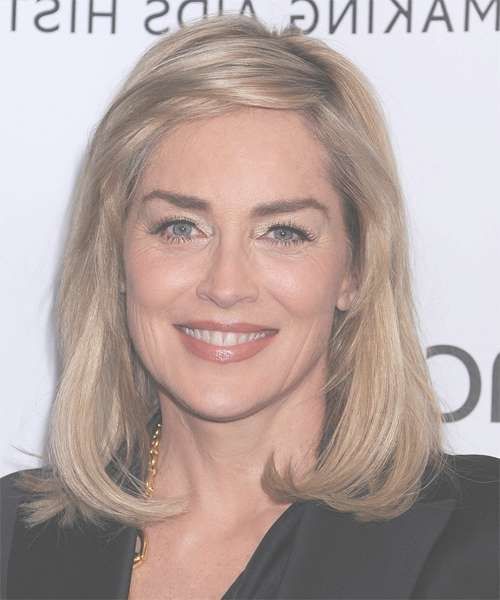 Sharon Stone Hairstyles In 2018 Intended For 2018 Sharon Stone Medium Haircuts (View 3 of 25)