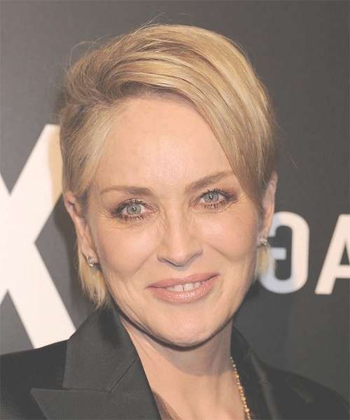 Sharon Stone Hairstyles In 2018 With Regard To Latest Sharon Stone Medium Haircuts (View 18 of 25)